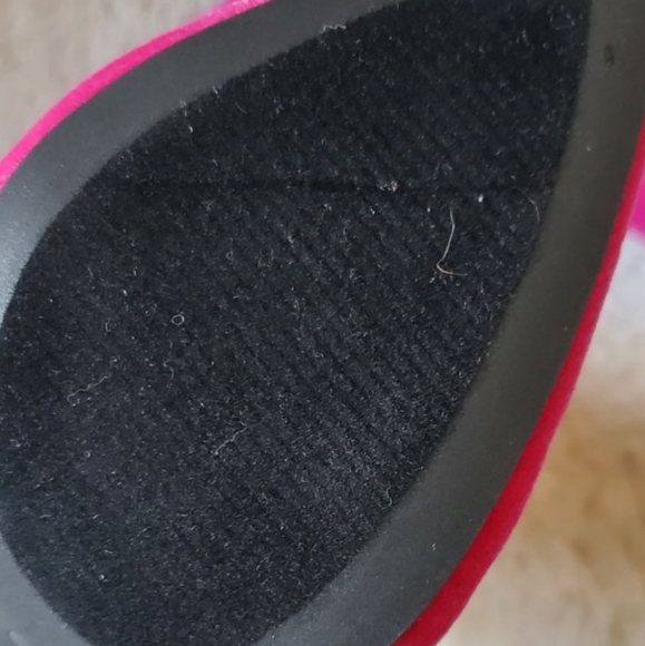 Cape Robbin Size 7 FUCHSIA PINK ANKLE VELVET BOOTIES - Picture 8 of 8